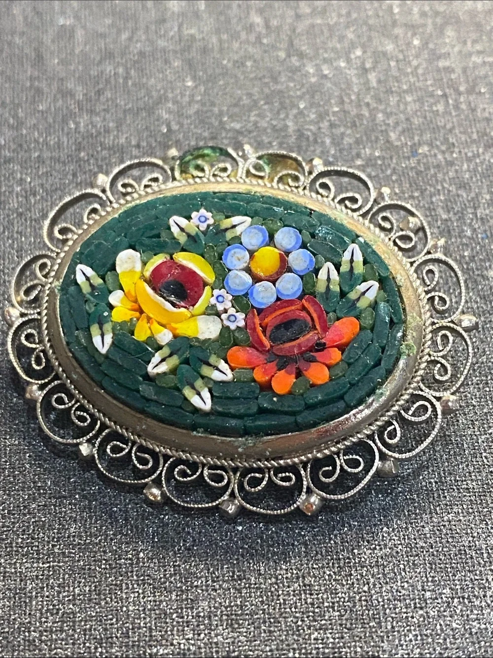 Brooch Stamped Italy - Picture 3 of 3